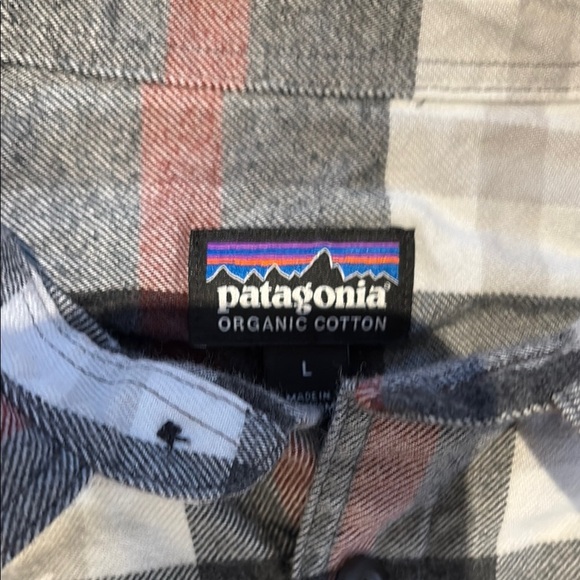 Patagonia Men's Long-Sleeved Organic Cotton Midweight Fjord Flannel Shirt size L - Picture 3 of 4